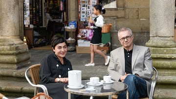 EL CASO ASUNTA (L to R) Candela Peña as Rosario, Tristán Ulloa as Alfonso in episode 01 of EL CASO ASUNTA. Cr. MANUEL FERNANDEZ-VALDES/NETFLIX © 2023