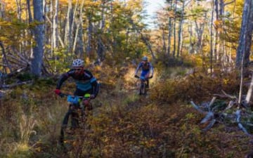 El impresionante paisaje en que se vivió la carrera de MTB