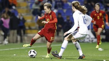 05/02/2019 Amanda Sampedro intenta un regate en el partido de la selección femenina ante Estados Unidos
COMUNIDAD VALENCIANA ESPAÑA EUROPA DEPORTES ALICANTE
RFEF