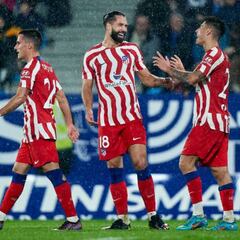 Los canteranos del Atlético no saben de fiestas ajenas