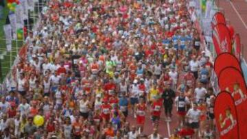 Imagen de la última edición de la Maratón de Sevilla.