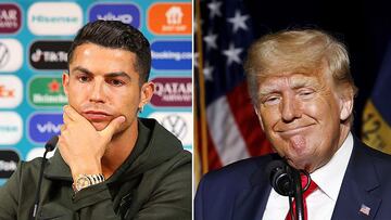 Cristiano Ronaldo y Donald Trump.