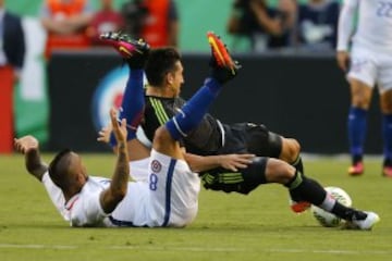 Chile vs México, en imágenes