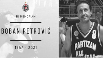 Alero serbio, nacido en Krusevac, de 2,04, Boban Petrovic jug¨® en el Partiz¨¢n entre 1977 y 1985, y despu¨¦s pas¨® por otros equipos europeos: Reims, Union Olimpija y B¨¢squet Manresa, donde disput¨® la temporada 1989-90. Despu¨¦s desapareci¨® del primer plano pero reapareci¨® en 1993, en las filas del Houthalen belga. Antes, despu¨¦s de la temporada 1986-87, particip¨® tambi¨¦n en algunos amistosos con el Cajabilbao. Con la selecci¨®n de su pa¨ªs, Petrovic fue plata en el Eurobasket de 1981 y bronce en el Mundial de 1982. Con el Partiz¨¢n (el equipo de Dalipagic, Slavnic...) gan¨® dos Ligas y dos Copas Korac. Falleci¨® a los 64 a?os.