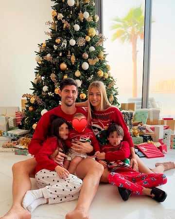 La Navidad de los deportistas y famosos en las Redes Sociales