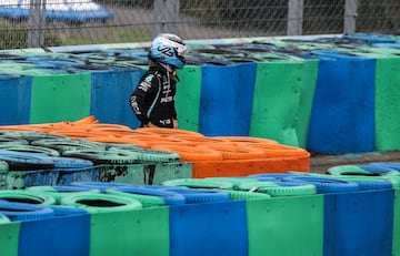 Así fue la accidentada salida en Hungaroring