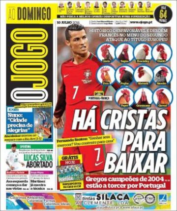 Portadas de la prensa mundial