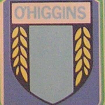 Escudo en los inicios de O'Higgins, después de la fusión de O'Higgns Braden y América.