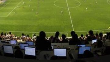 <b>LLENAZO. </b>Los 55.000 asientos estarán ocupados por hinchas del Real Madrid y el Barcelona.