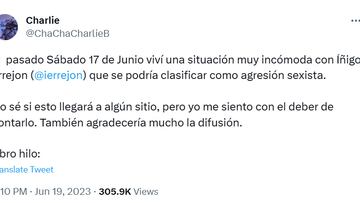 Una mujer denunció una presunta “agresión sexista” de Errejón en 2023: “Me metió mano...”