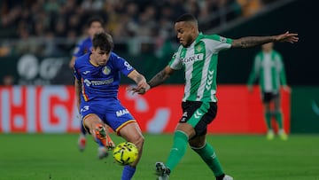 Natan, contra el Getafe.