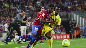 22/05/22 PARTIDO PRIMERA DIVISION
 BARCELONA - VILLARREAL 
 Ansu Fati (10) FC Barcelona
 Serge Aurier