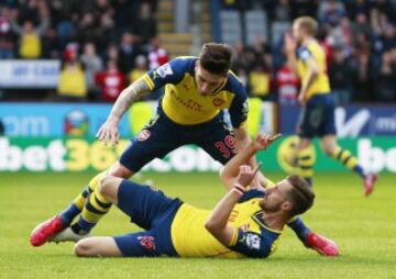 Arsenal se impuso sobre el Burnley por la cuenta mínima. 