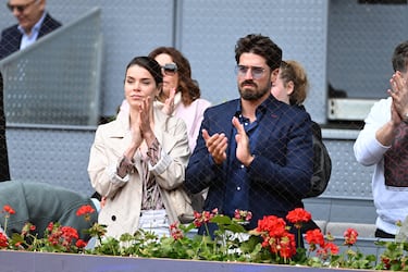 Paula Mocca y Javier Hernanz en el Mutua Madrid Open.