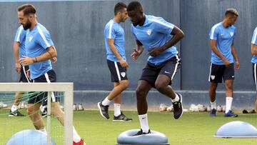 16/08/18 ENTRENAMIENTO DEL MALAGA NDIAYE