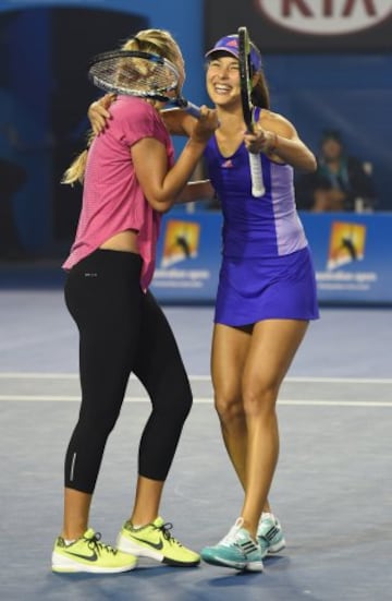 Ana Ivanovic deslumbró en el Kids Day del Abierto de Australia.