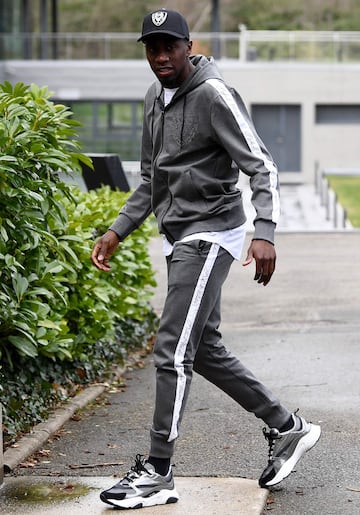 Blaise Matuidi a su llegada a la concentración en Clairefontaine-en-Yvelines. 