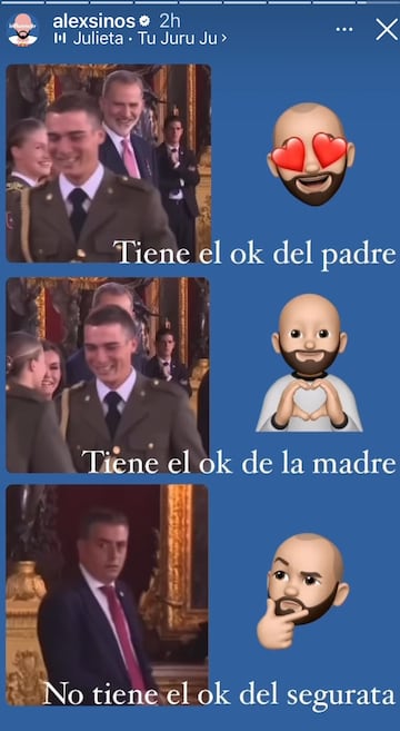 Los memes que definen el vídeo viral de Leonor al saludar a un compañero