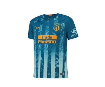 Presentación de la tercera equipación del conjunto rojiblanco. El nuevo uniforme tiene como gran protagonista a Madrid y más concretamente a la Plaza de Cánovas del Castillo donde club y afición celebran los títulos.