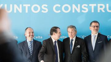 Abel Caballero y Carlos Mouriño, en el pacto de Los Escudos.