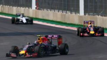 Los dos Red Bull en el Hermanos Rodríguez.