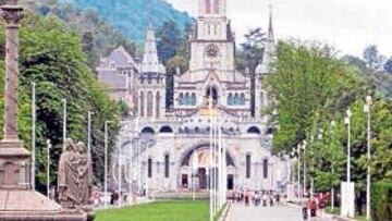 El Santuario de Lourdes.