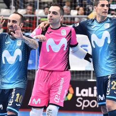 Ricardinho disfruta en la goleada del Movistar al Jaén