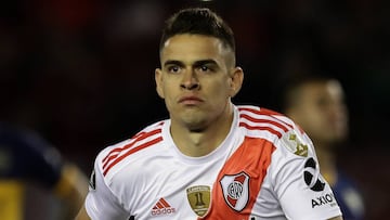 Santos Borré, delantero de River Plate