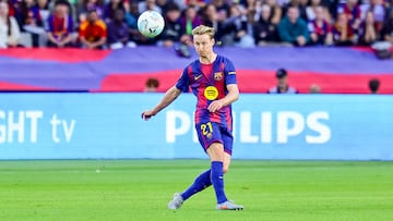 Frenkie de Jong, en un partido ante la Real.