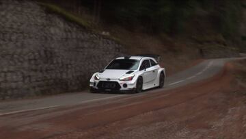 Dani Sordo al volante del Hyundai i20 en un test en Francia.