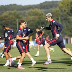 Escudero quiere apurar plazos y ya se entrena con el Deportivo