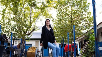 Mélanie Aragón en una cuadra del Club de Campo.