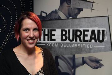 Alyssa Finley durante la presentación de The Bureau XCom Declassified