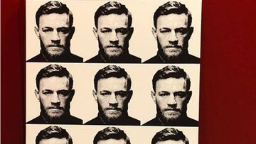 Imagen del cuadro de Conor McGregor similar a los retratos que hac&iacute;a Andy Warhol.