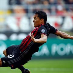 La suerte no acompaña a Bacca: 6 partidos sin anotar en un mes