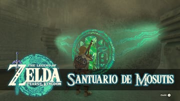the legend of zelda tears of the kingdom nintendo switch guia santuario mosutis