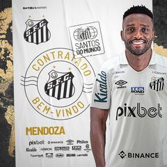 Stiven Mendoza es nuevo refuerzo de Santos de Brasil