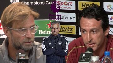 El mensaje de Emery y Klopp sobre Mourinho