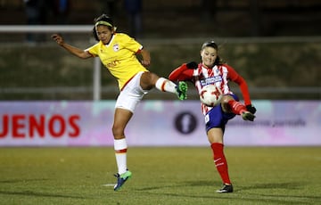Buena presentación de Santa Fe en España en el partido por la Copa Dimayor-LaLiga Women ante Atlético Madrid. Melissa Herrera marcó el gol para el 1-1 final.