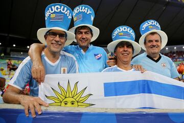 Copa América: belleza y color en el duelo entre Chile y Uruguay