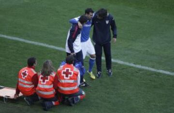 Balenziaga se retira lesionado.