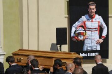 Funeral de Jules Bianchi en Niza.