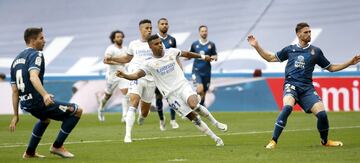 Rodrygo marca el 2-0 al Espanyol. 