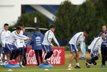 Buenos Aires 21 Mayo 2018, Argentina
Preparativos de la seleccion Argentina en el Predio de la AFA en Ezeiza, donde estÃ¡n 


Foto Ortiz Gustavo
