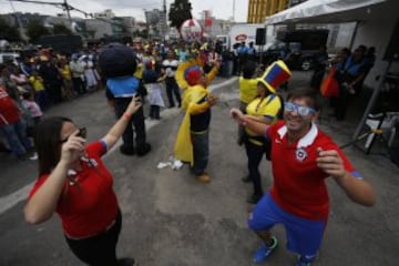 Las mejores imágenes de la previa del Ecuador - Chile