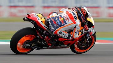 Jorge Lorenzo con la Honda en Argentina.