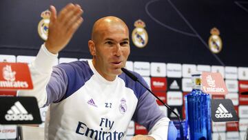 Zidane: "Nunca hago un once para contentar a los jugadores"