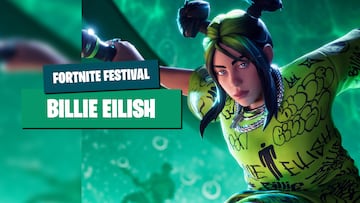 fortnite festival billie eilish skin