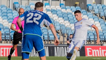 Alberto Retuerta, lateral del Castilla, es objetivo del Deportivo.