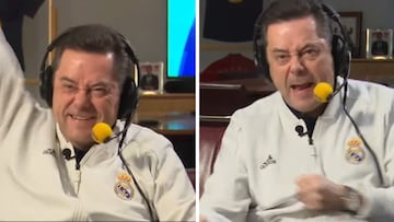 De la tensión a la euforia total: Roncero, totalmente desatado con la remontada blanca